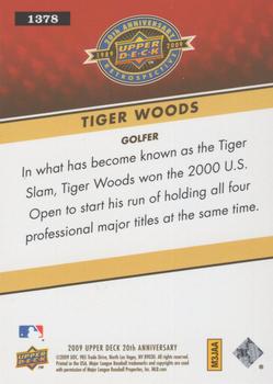 2009 Upper Deck 20th Anniversary #1378 Tiger Woods Back