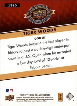 2009 Upper Deck 20th Anniversary #1380 Tiger Woods Back
