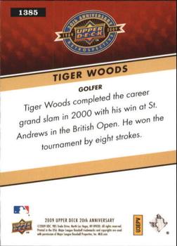 2009 Upper Deck 20th Anniversary #1385 Tiger Woods Back