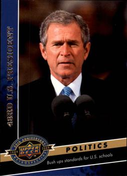 2009 Upper Deck 20th Anniversary #1515 George W. Bush Front
