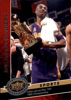 2009 Upper Deck 20th Anniversary #1633 Los Angeles Lakers Front