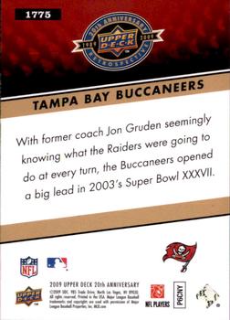 2009 Upper Deck 20th Anniversary #1775 Tampa Bay Buccaneers Back