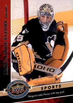 2009 Upper Deck 20th Anniversary #1833 Marc-Andre Fleury Front