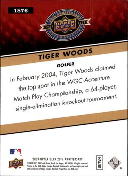 2009 Upper Deck 20th Anniversary #1876 Tiger Woods Back