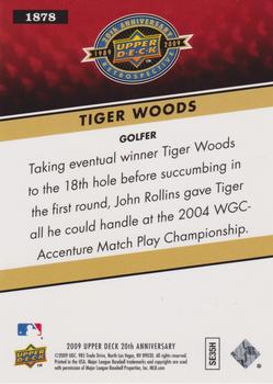 2009 Upper Deck 20th Anniversary #1878 Tiger Woods Back
