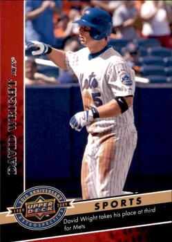 2009 Upper Deck 20th Anniversary #1956 David Wright Front