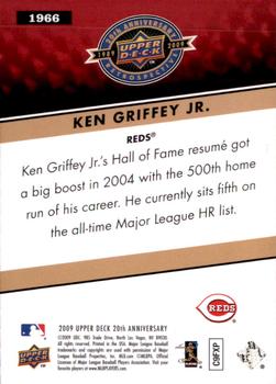 2009 Upper Deck 20th Anniversary #1966 Ken Griffey Jr. Back