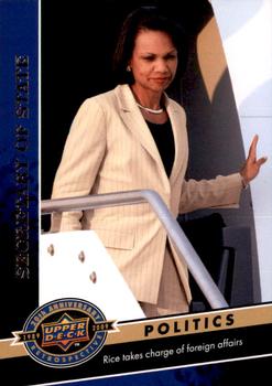 2009 Upper Deck 20th Anniversary #2006 Condeleeza Rice Front