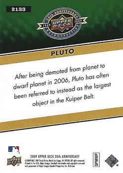 2009 Upper Deck 20th Anniversary #2133 Pluto Back