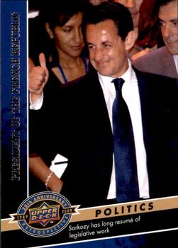 2009 Upper Deck 20th Anniversary #2275 Nicolas Sarkozy Front