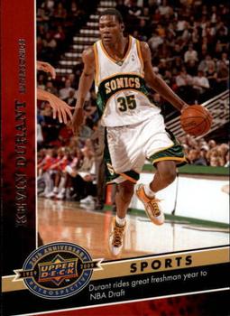 2009 Upper Deck 20th Anniversary #2357 Kevin Durant Front