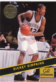 1994 Signature Rookies Gold Standard #18 Dickey Simpkins Front