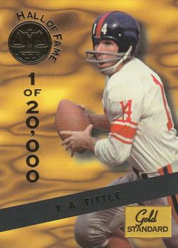 1994 Signature Rookies Gold Standard - Hall of Fame #HOF21 Y.A. Tittle Front
