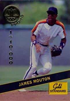 1994 Signature Rookies Gold Standard - Promos #P4 James Mouton Front