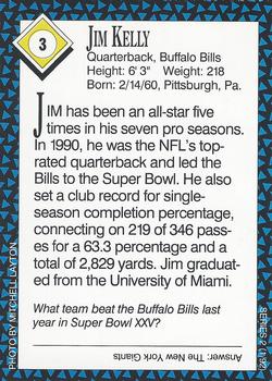 1992 Sports Illustrated for Kids #3 Jim Kelly Back
