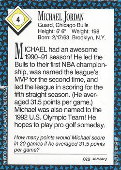 1992 Sports Illustrated for Kids #4 Michael Jordan Back