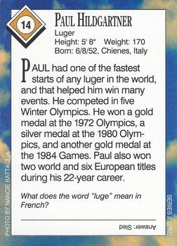 1992 Sports Illustrated for Kids #14 Paul Hildgartner Back