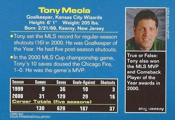 2001 Sports Illustrated for Kids #22 Tony Meola Back