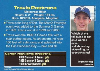 2001 Sports Illustrated for Kids #41 Travis Pastrana Back