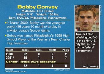 2001 Sports Illustrated for Kids #90 Bobby Convey Back