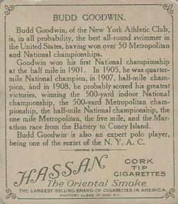 1910 Champions (T218) #NNO Budd Goodwin Back