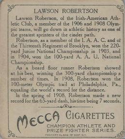 1910 Champions (T218) #NNO Lawson Robertson Back