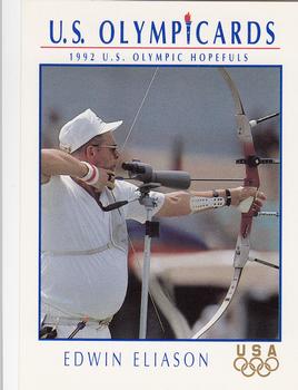 1992 Impel Olympicards: 1992 U.S. Olympic Hopefuls #2 Edwin Eliason Front