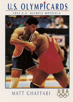 1992 Impel Olympicards: 1992 U.S. Olympic Hopefuls #104 Matt Ghaffari Front