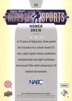 2011 Upper Deck World of Sports #84 Homer Drew Back