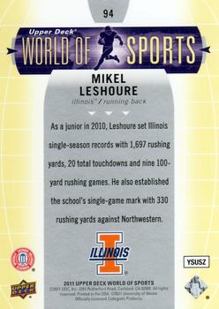 2011 Upper Deck World of Sports #94 Mikel Leshoure Back