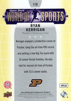 2011 Upper Deck World of Sports #118 Ryan Kerrigan Back