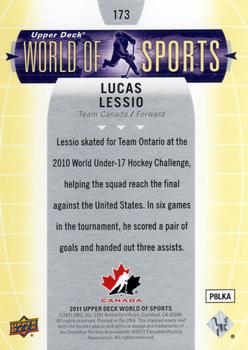 2011 Upper Deck World of Sports #173 Lucas Lessio Back