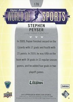 2011 Upper Deck World of Sports #176 Stephen Peyser Back