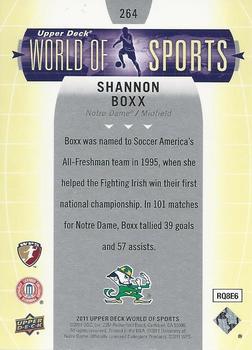 2011 Upper Deck World of Sports #264 Shannon Boxx Back
