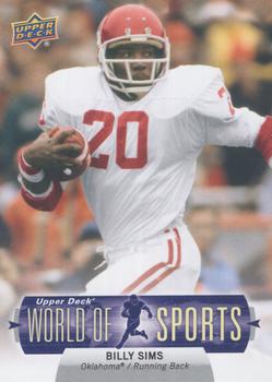 2011 Upper Deck World of Sports #345 Billy Sims Front