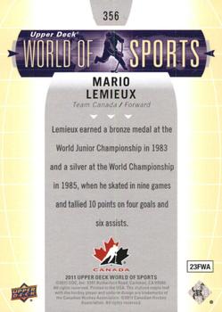 2011 Upper Deck World of Sports #356 Mario Lemieux Back