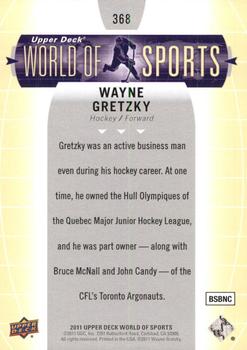 2011 Upper Deck World of Sports #368 Wayne Gretzky Back