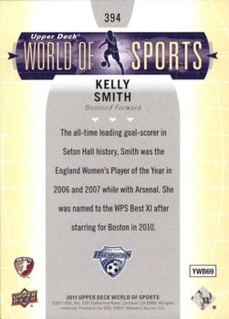 2011 Upper Deck World of Sports #394 Kelly Smith Back