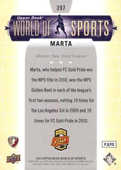 2011 Upper Deck World of Sports #397 Marta Back