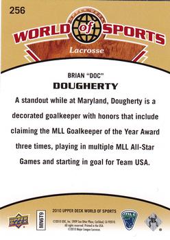 2010 Upper Deck World of Sports #256 Brian Dougherty Back