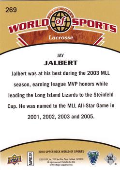 2010 Upper Deck World of Sports #269 Jay Jalbert Back