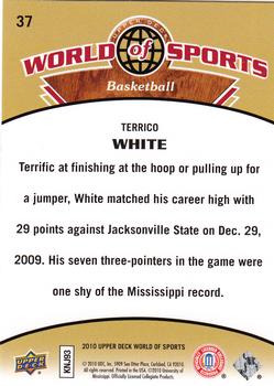 2010 Upper Deck World of Sports #37 Terrico White Back