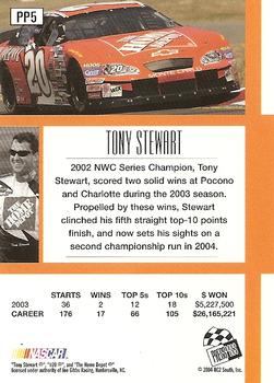 2004 National Trading Card Day #PP5 Tony Stewart Back