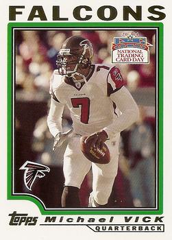 2004 National Trading Card Day #5 Michael Vick Front
