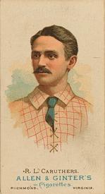 1887 Allen & Ginter World's Champions (N28) #NNO R.L. Caruthers Front