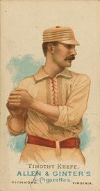 1887 Allen & Ginter World's Champions (N28) #NNO Timothy Keefe Front