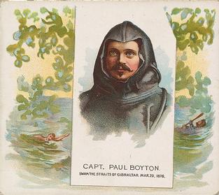 1888 Allen & Ginter World's Champions (N43) #NNO Capt. Paul Boyton Front