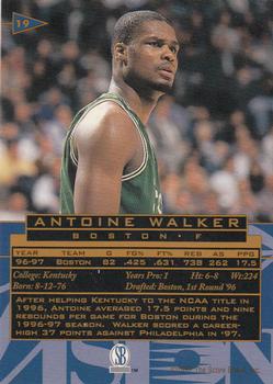 1997 Score Board Visions Signings #19 Antoine Walker Back
