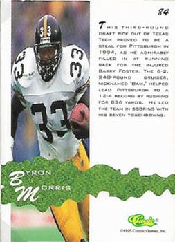1994-95 Classic Assets #84 Byron Morris Back