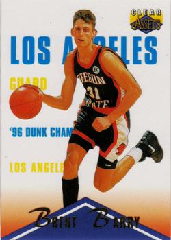 1996 Classic Clear Assets #18 Brent Barry Front